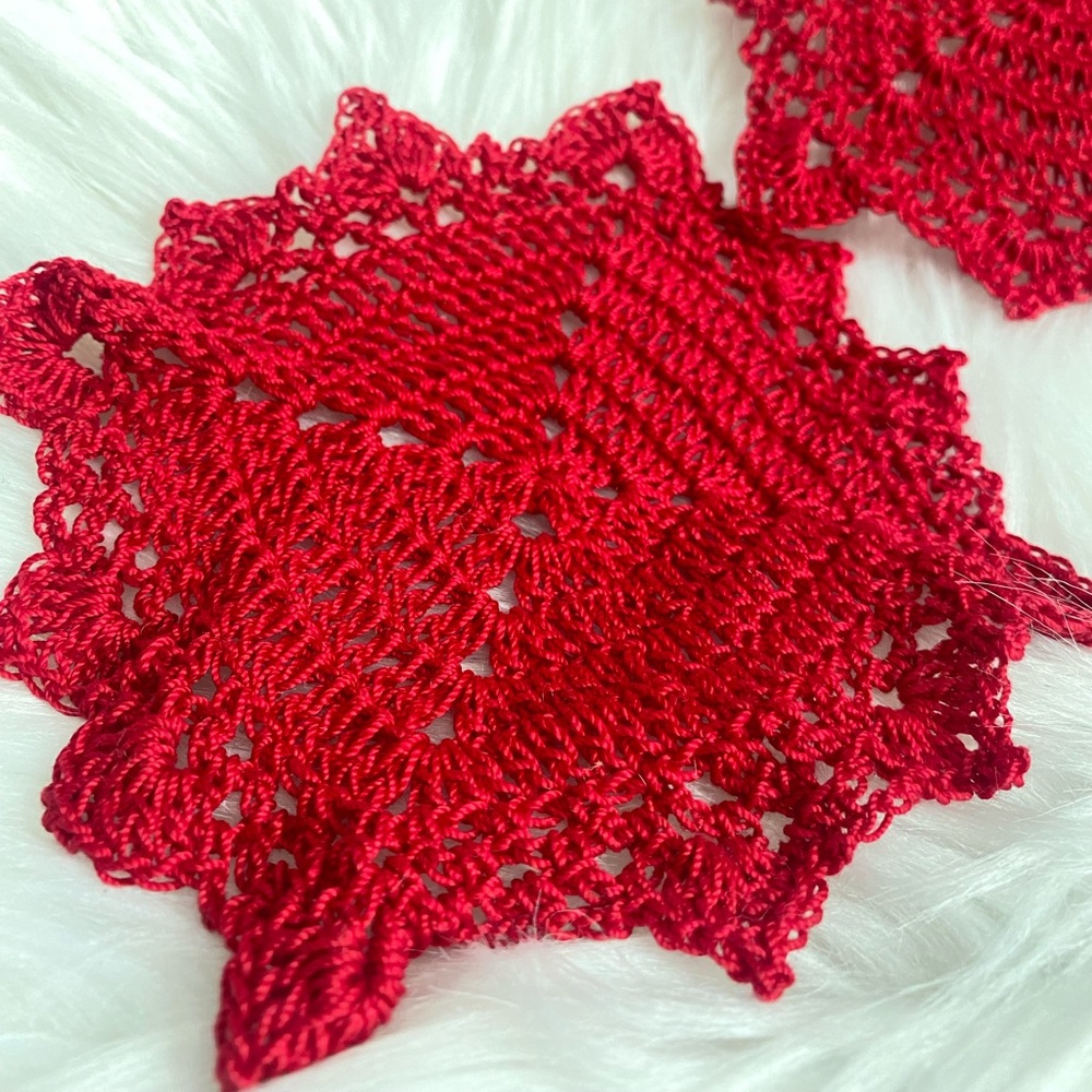 Handmade Crochet Square Patterns set of 2